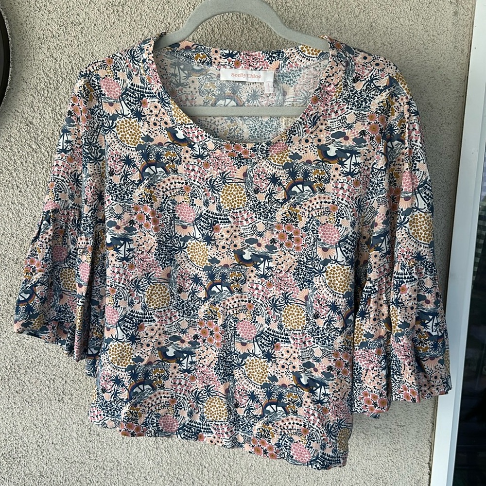 See by Chloe cotton top size 38